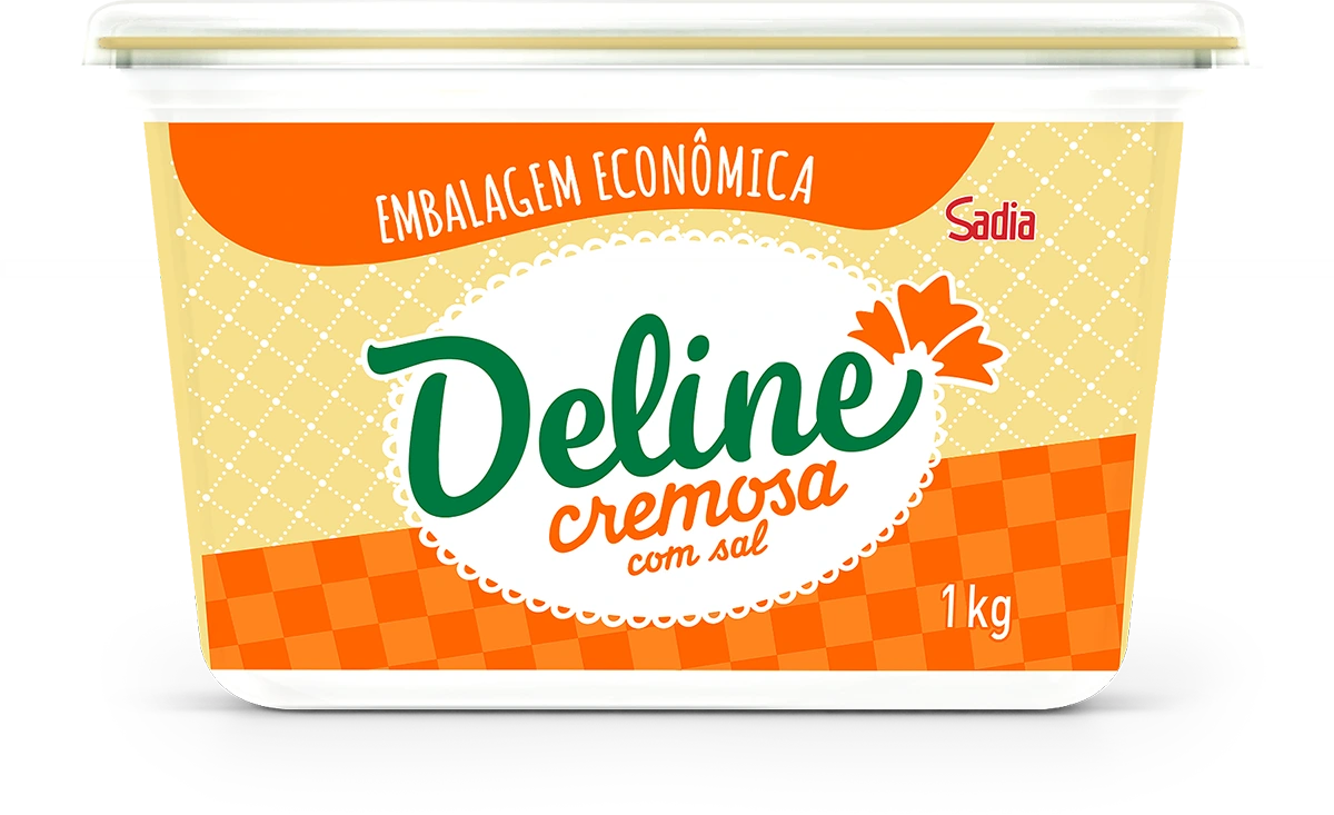 pote de margarina deline de 1 kilo