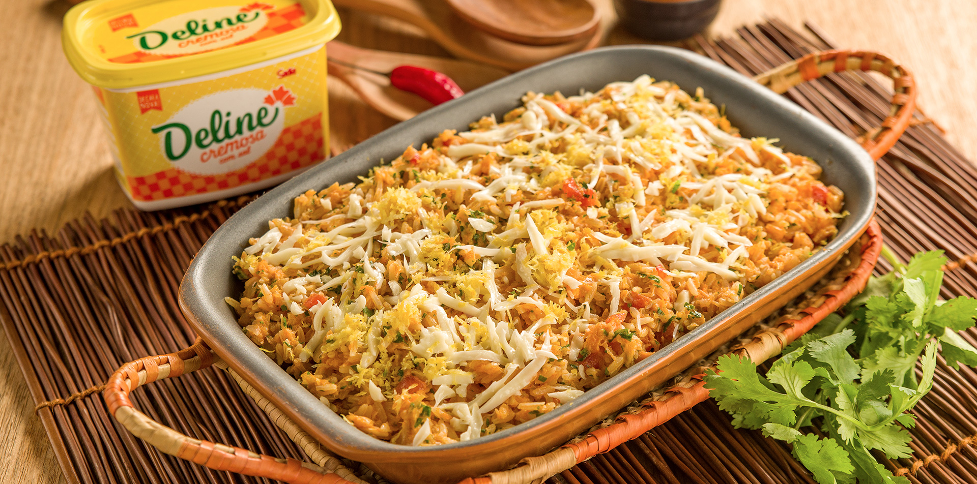 Deline Nossas receitas Arroz Cremoso com Siri