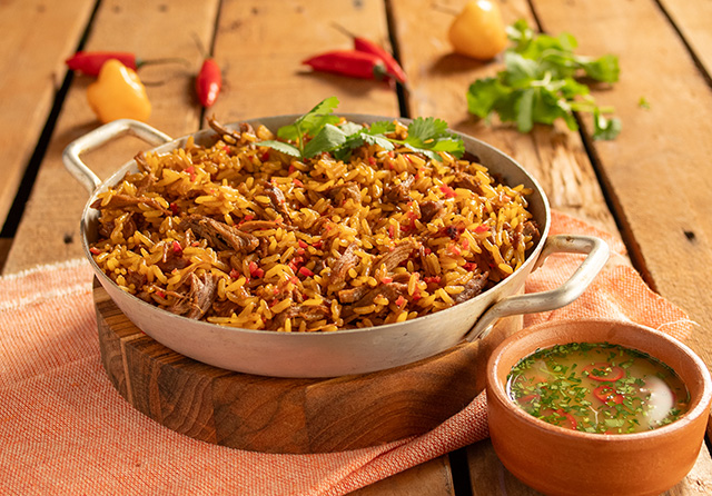 Receita: Arroz de Pato com Molho de Pimenta de Tucupi