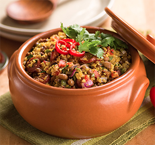 Receita: Arrumadinho de Cuscuz por @tatianabrasil