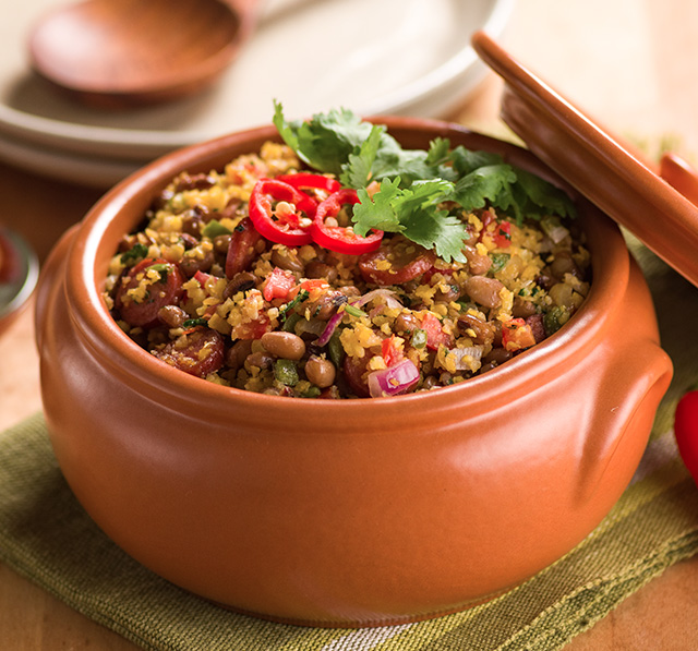 Receita: Arrumadinho de Cuscuz por @tatianabrasil