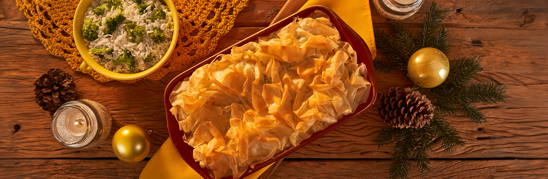 Receita: Bacalhau Crocante com Arroz de Brócolis