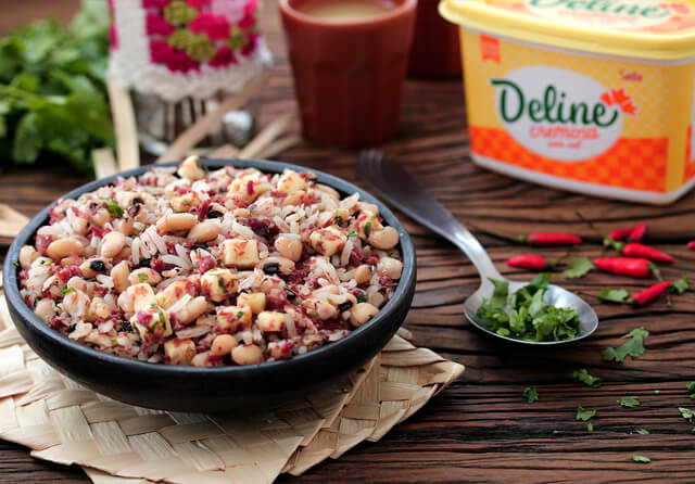 Receita: Baião de dois