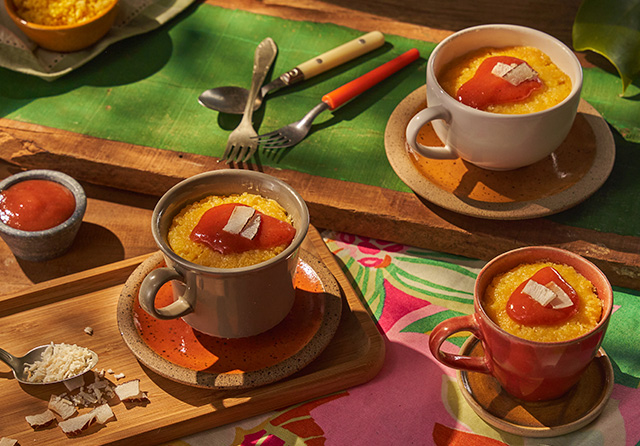 Receita: Bolinho de Cuscuz de Micro-ondas