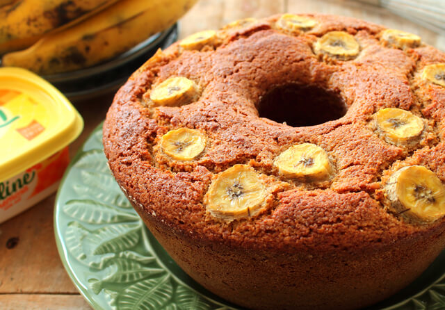 Receita: bolo de banana