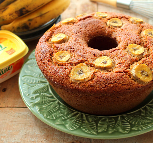 Deline - Nossas receitas: bolo de banana