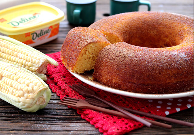 Receita: Bolo de milho
