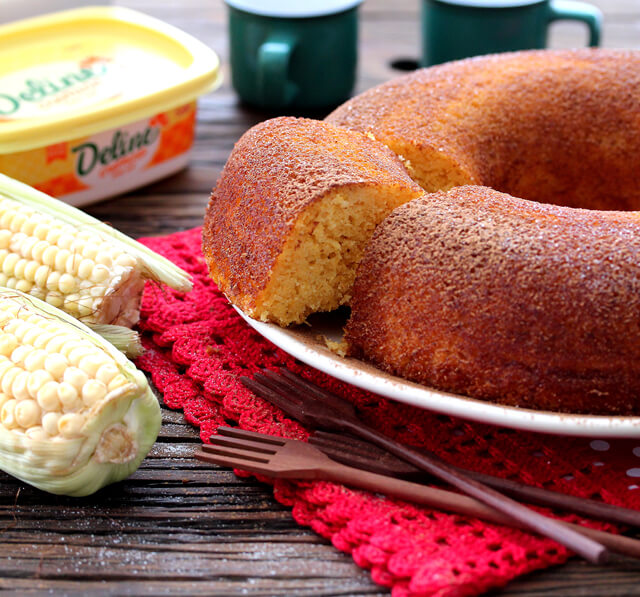 Receita: Bolo de milho