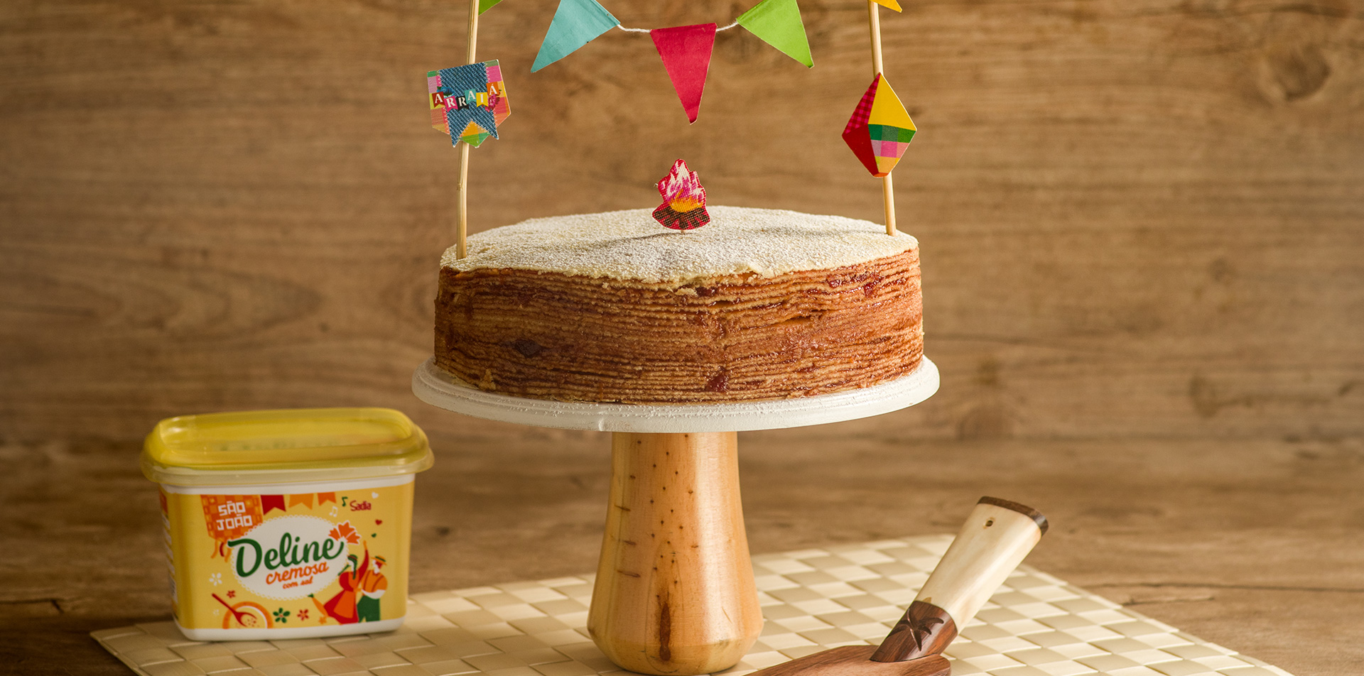 Deline - Nossas receitas: Bolo de Rolo Redondo