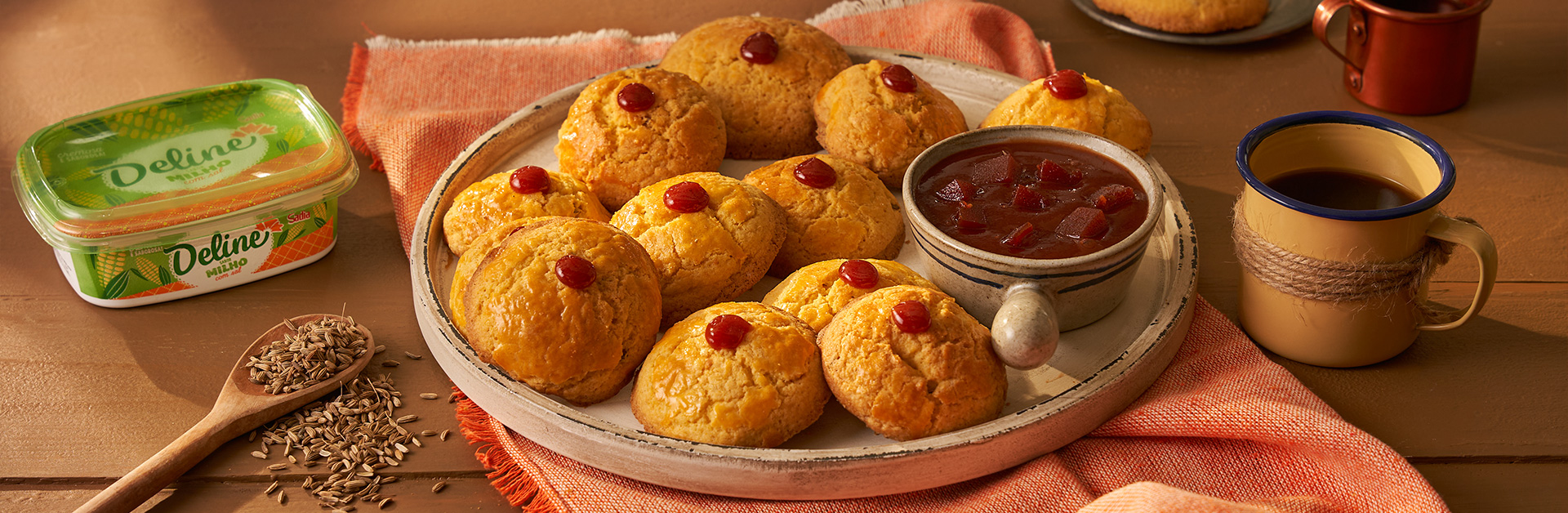 Receita: Broa de Fubá Caxambú com Goiabada Cremosa