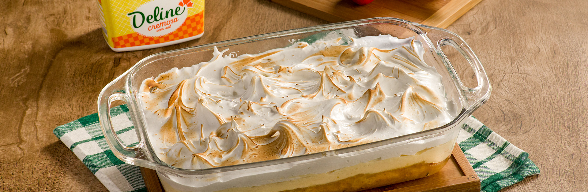 Receita: Compota de Caju com Creme e Suspiro Tostado
