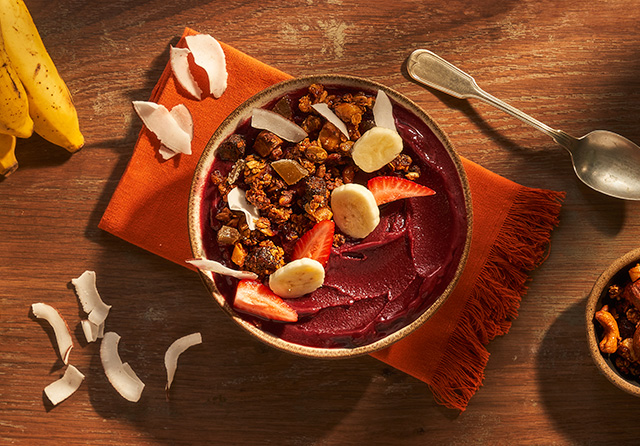 Receita: Creme de Açaí com Granola de Castanhas, Cupuaçu e Banana