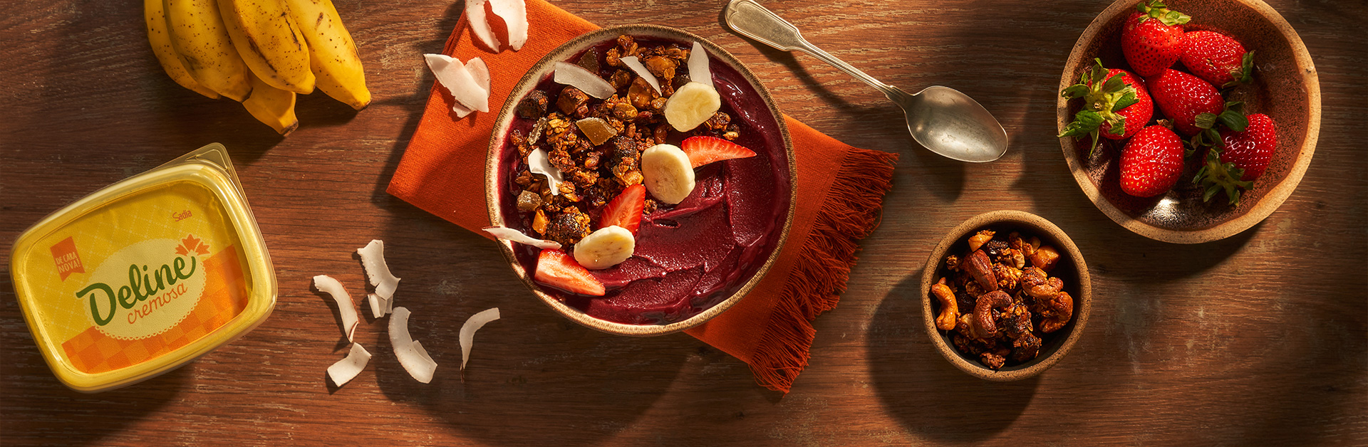 Receita: Creme de Açaí com Granola de Castanhas, Cupuaçu e Banana