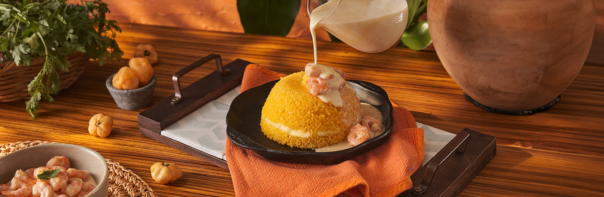 Receita: Cuscuz com Camarão no Leite de Coco