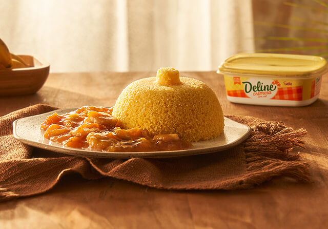 Receita: Cuscuz com Doce de Banana e Canela