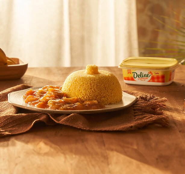Receita: Cuscuz com Doce de Banana e Canela