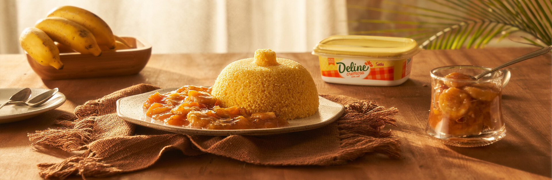 Receita: Cuscuz com Doce de Banana e Canela