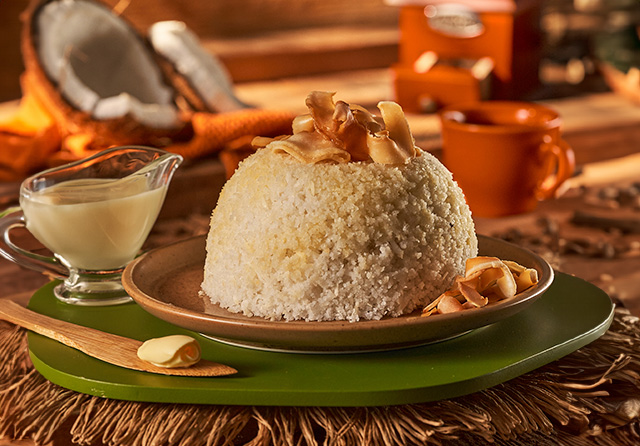 Receita: Cuscuz Doce de Arroz e Coco