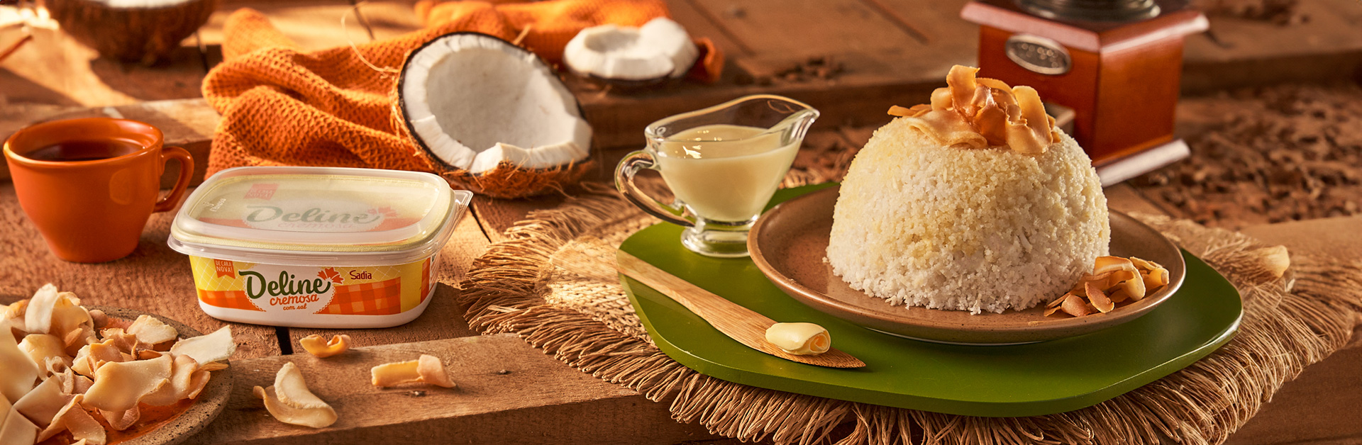 Receita: Cuscuz Doce de Arroz e Coco