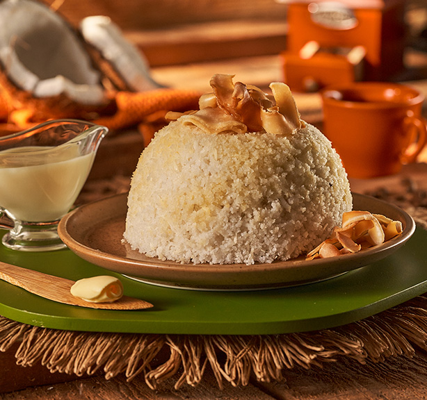 Receita: Cuscuz Doce de Arroz e Coco