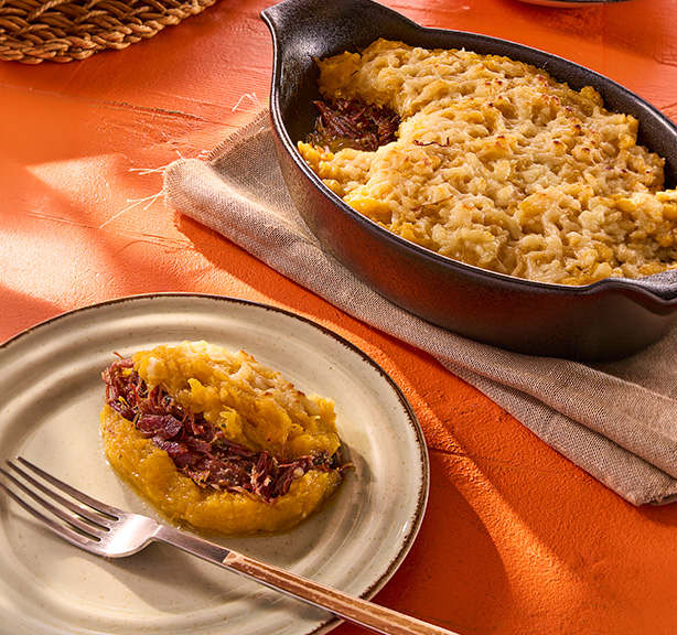 Receita: Escondidinho de Jabá com Queijo do Marajó e Jerimum