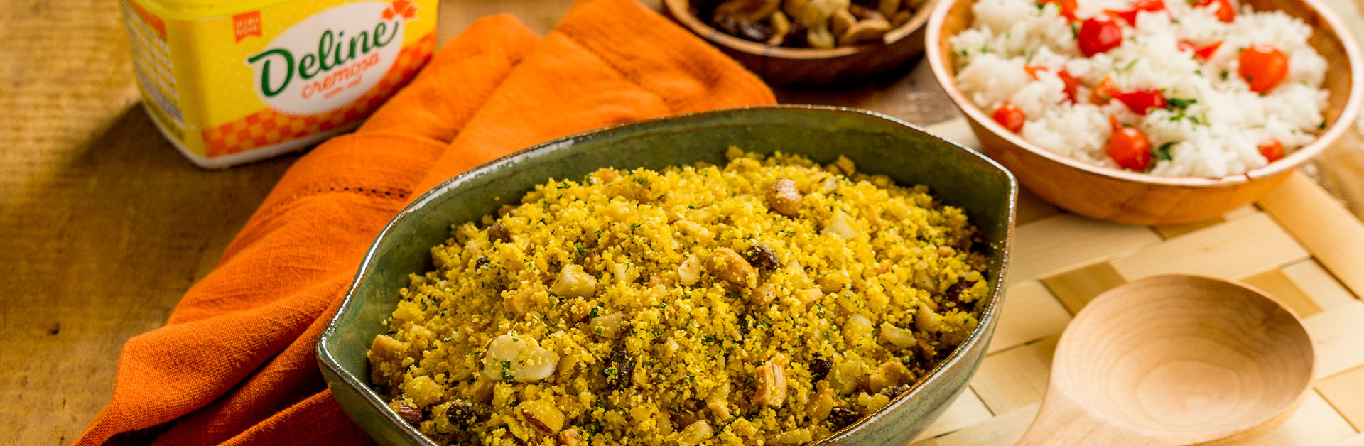 Receita: Farofa com Castanhas