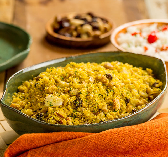 Receita: Farofa com Castanhas