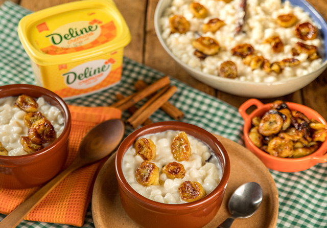 Receita: Mungunzá (Milho Branco) com Banana Caramelada