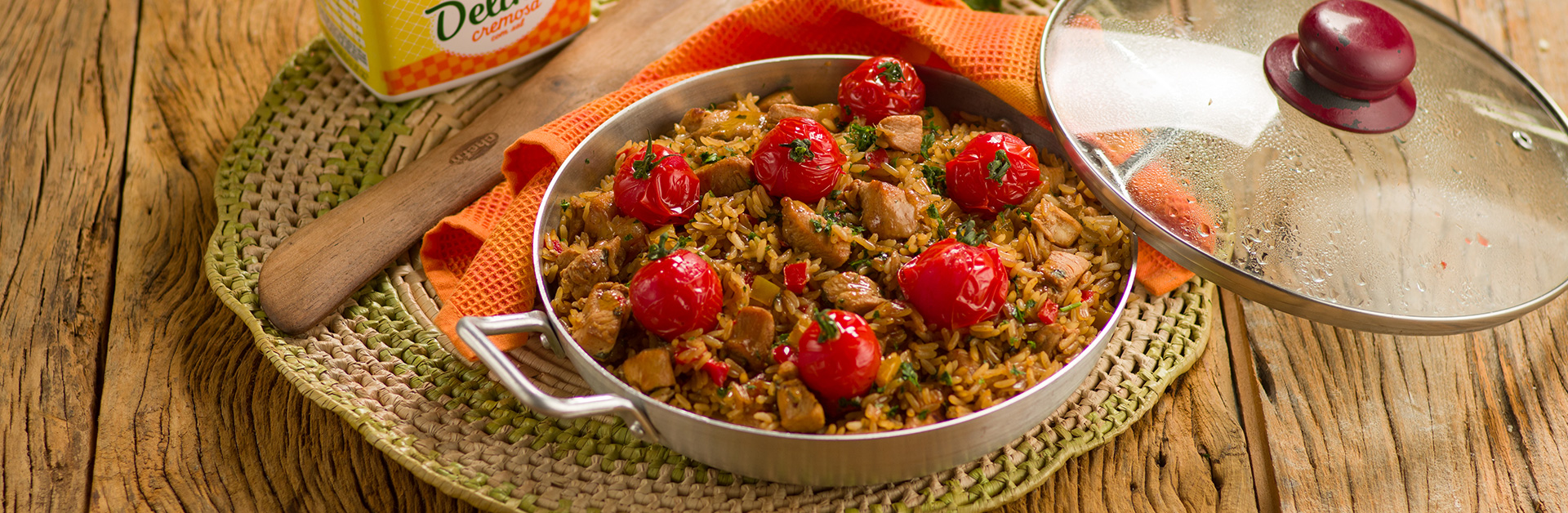 Receita: Paella Prática de Frango
