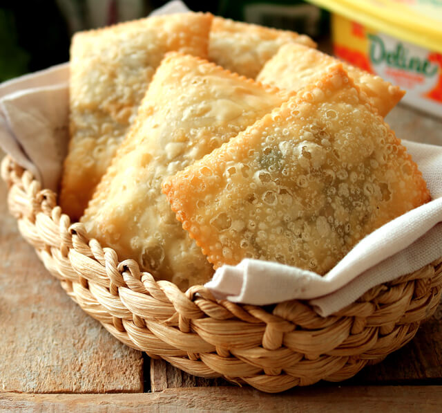 Receita: Pastel de carne e queijo