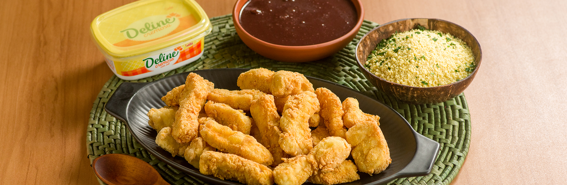Receita: Peixe Frito com Açaí