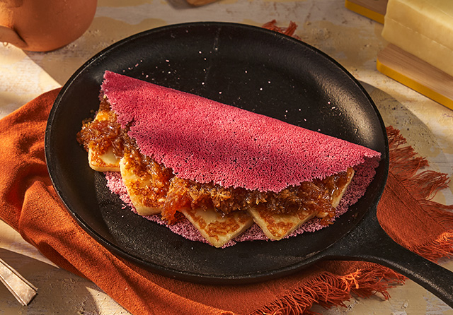 Receita: Tapioca Colorida com Cocada Cremosa