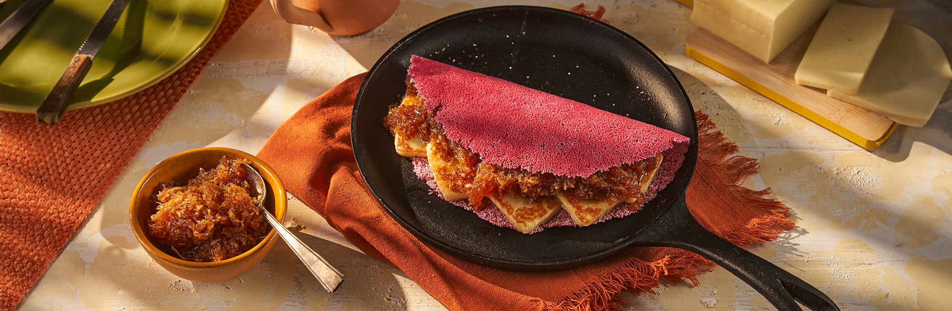 Receita: Tapioca Colorida com Cocada Cremosa