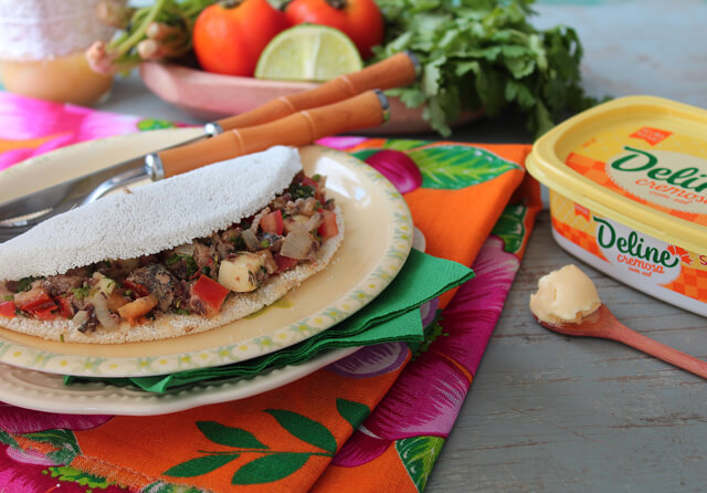 Receita: Tapioca salgada