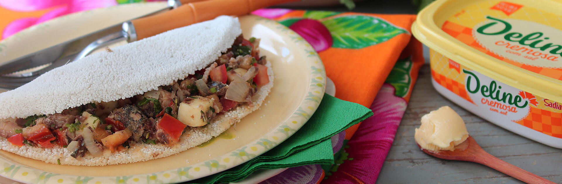 Receita: Tapioca salgada